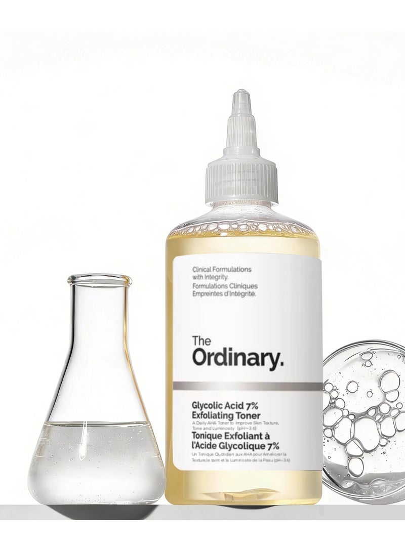The Ordinary 7% Glycolic Acid Toner 240ml - Exfoliating & Resurfacing Formula - Image 1